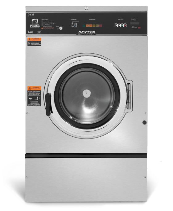 Dexter T-400 30Lb Capacity 6-Cycle On-Premise Washer 1 t 400 6 cycle black front 1