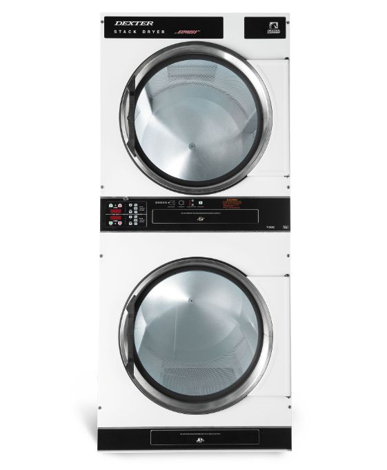 Dexter T-50×2 50Lb Capacity On-Premise Stack Dryer 1 Dexter t-50×2 50lb capacity on-premise stack dryer
